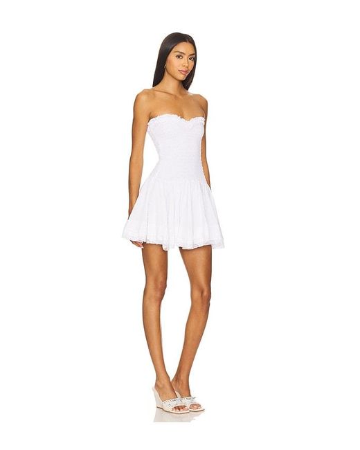 Poupette White Cory Bandeau Dress