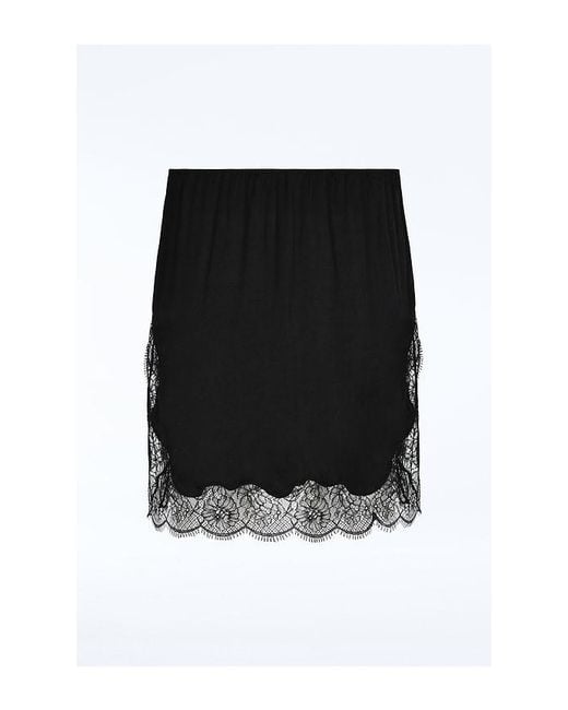 REVOLVE LOS ANGELES Black Alain Mini Skirt
