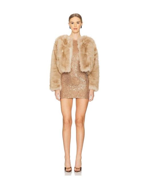 superdown Natural Ilona Mini Dress