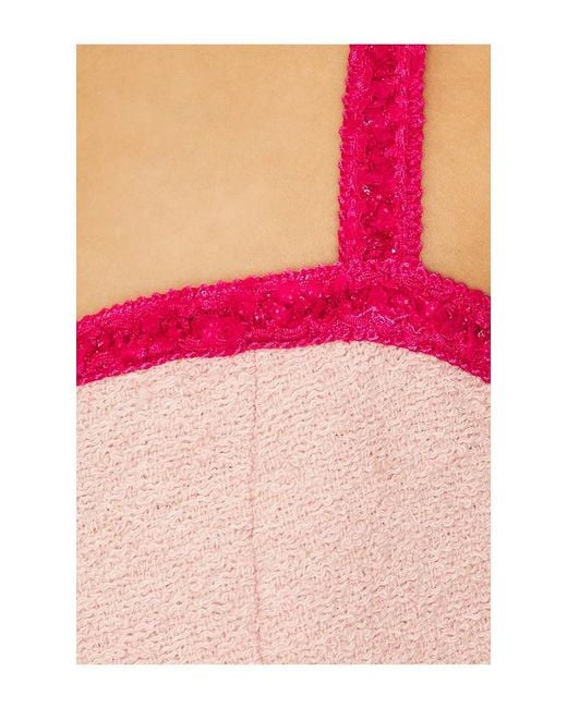 Amanda Uprichard Pink Windsor Top