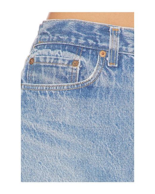 Re/done Blue Levi's Alexa Short
