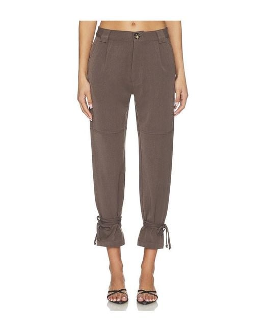 Kimberly Taylor Brown Tom Utility Pant