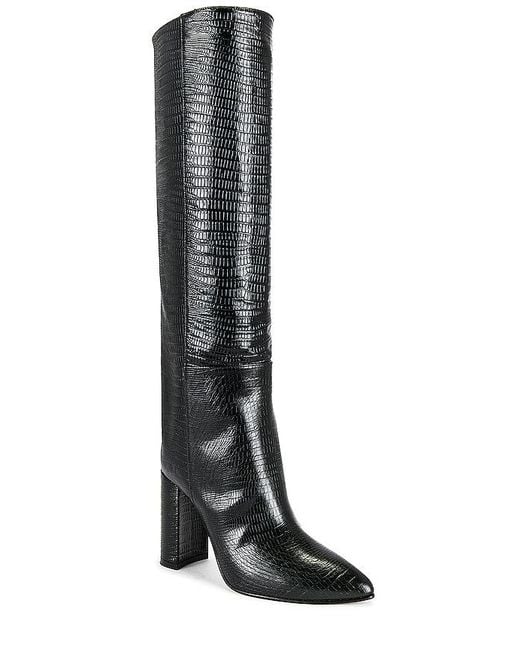 Toral Black BOOT TALL LEATHER