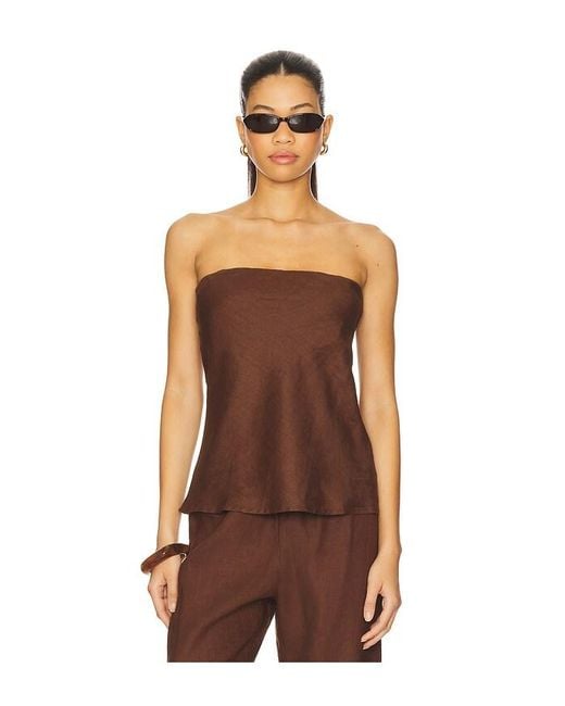 DONNI. チューブトップ Brown