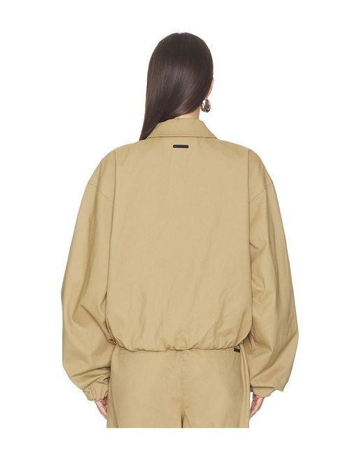 Fear Of God Natural Full Zip Work Jacket