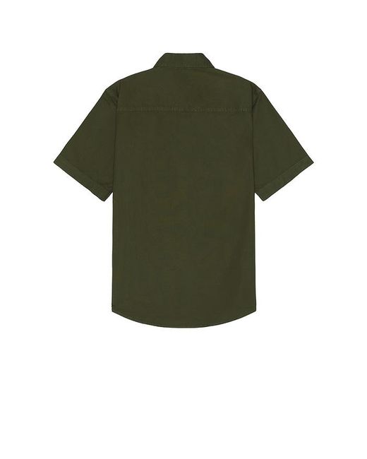 Topo Green Dirt Desert Short Sleeve Shirt for men