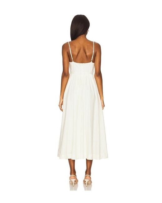 House of Harlow 1960 White X Revolve Cade Midi Dress