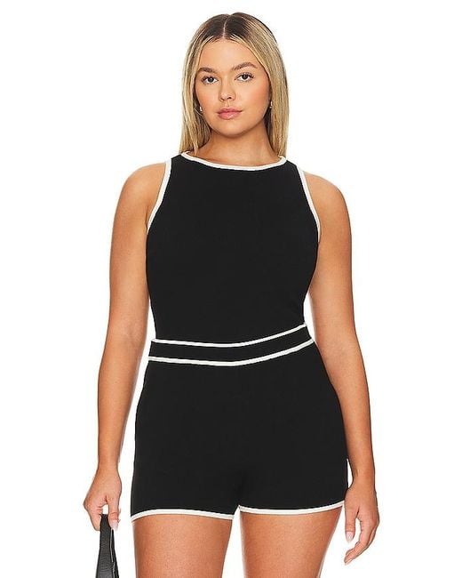 L'academie Black Lida Tank Top