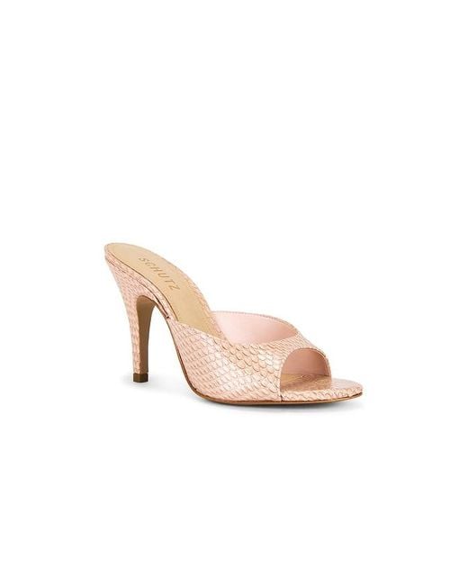SCHUTZ SHOES Pink Clea Mule