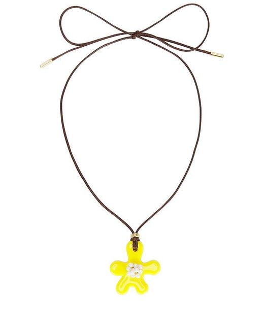 Eliou Yellow Chiki Wrap Necklace