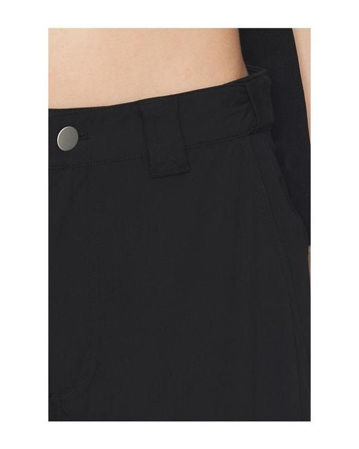 HAELO Black Flex Waist Zip Cargo Pant