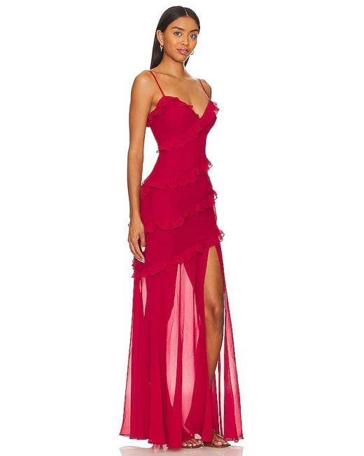 Lovers + Friends Red Karlie Gown