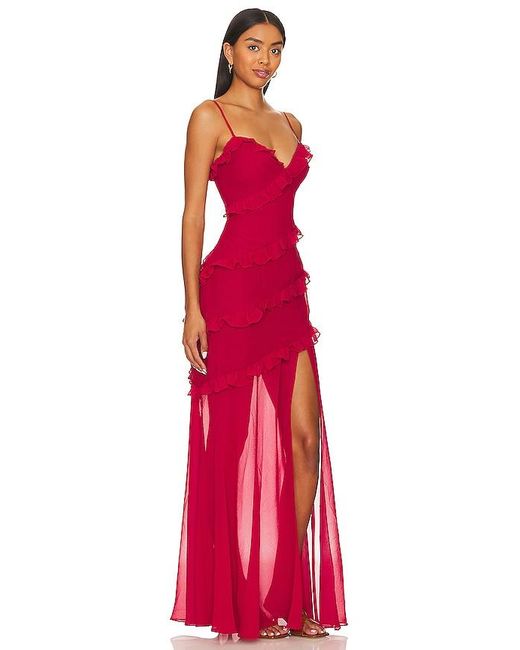 Vestido Largo Karlie En Color Rojo Talla (También En M, S, Xl, Xs, Xxs) Lovers + Friends de color Red