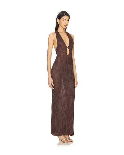 Misha Echo ニットドレス Brown