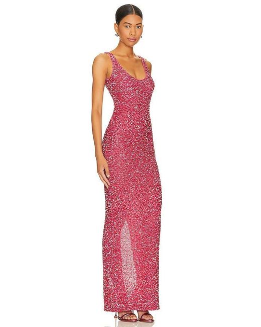Nbd Red Janhvi Maxi Dress