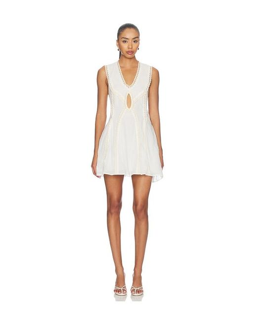 KETTEL ATELIER White Lace Cotton Dress