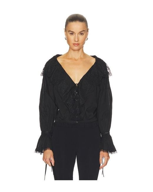 LPA Black Rhea Top