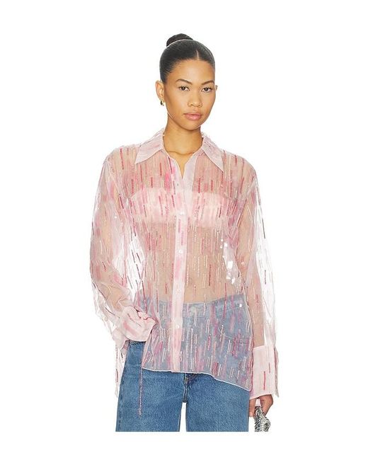 MAY MASHIAH Blue Emilia Shirt