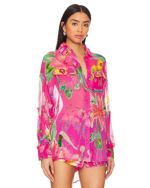 Rococo Sand Pink Megan Button Up Shirt