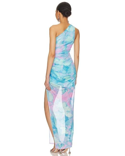 MAJORELLE Blue Dorothea Gown