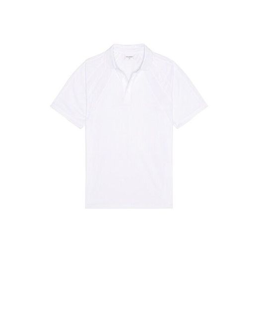 Students Golf White Arndt Short Sleeve Polo Shirt for men