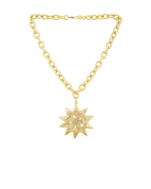 BRACHA Metallic Gilded Sun Necklace