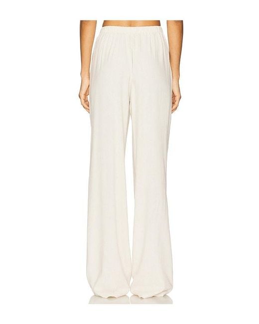 ALL THE WAYS White Beth Drawstring Pant