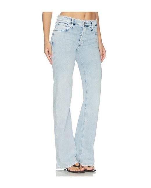 Hudson Blue Rosie High Rise Wide Leg Jeans