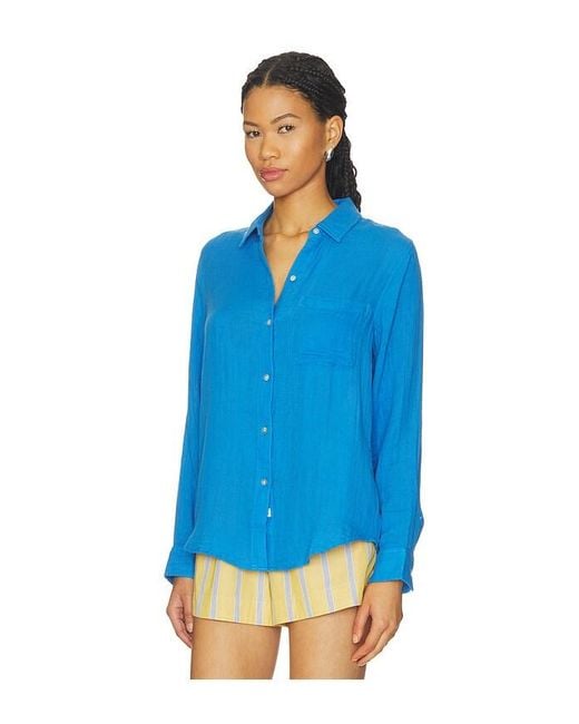 Rails Blue Ellis Top
