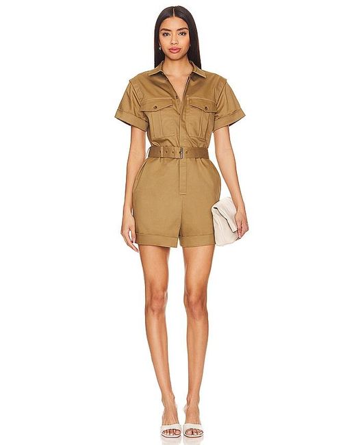 FRAME Natural Utility Romper