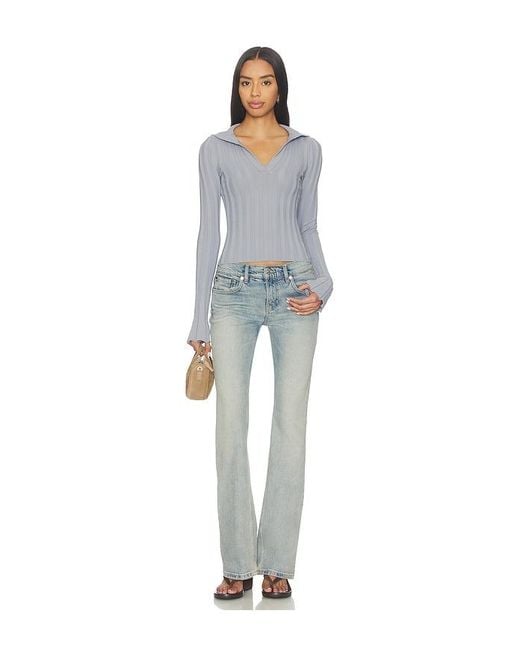 ALL THE WAYS Blue Azarliah Sweater Top