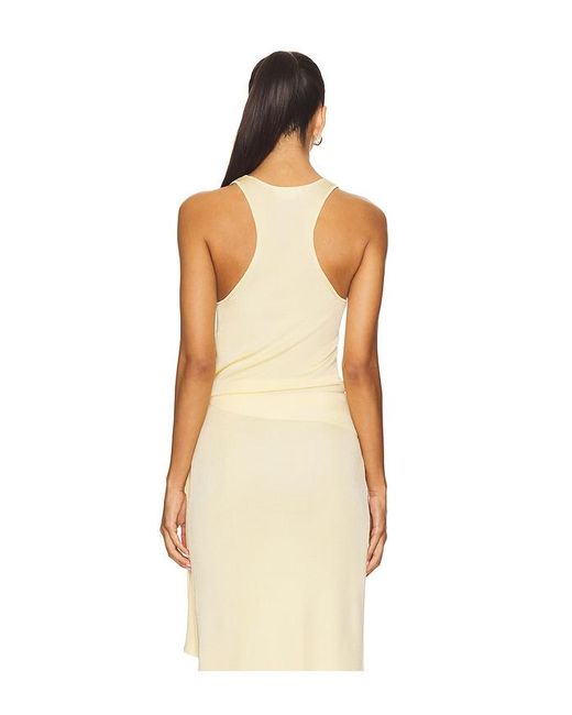 Lovers + Friends Natural Elsy Tie Tank Top