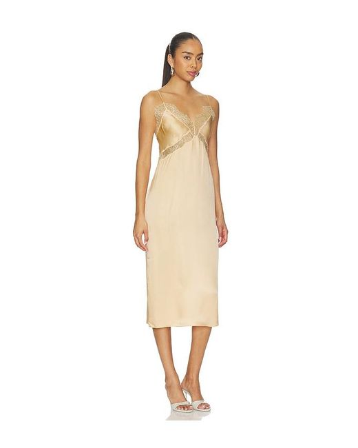 Anine Bing Natural Carissa Dress