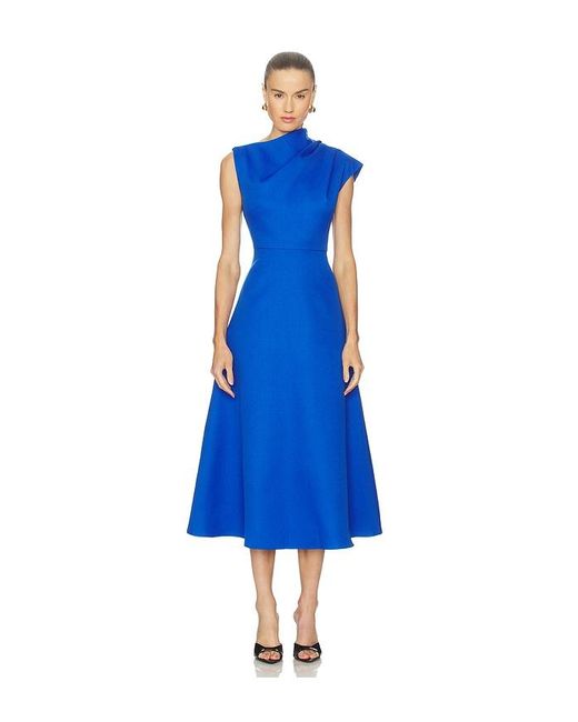 elliatt selene cocktail midi dress blue Selene Cocktail Midi Dress in Blue poava