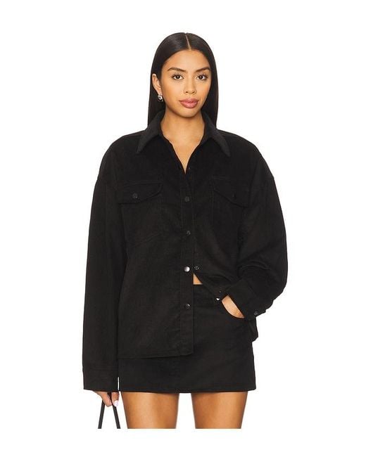 EB DENIM Black Daniele Shirt Jacket