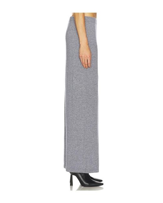 SRG Gray Mattie Knit Maxi Skirt