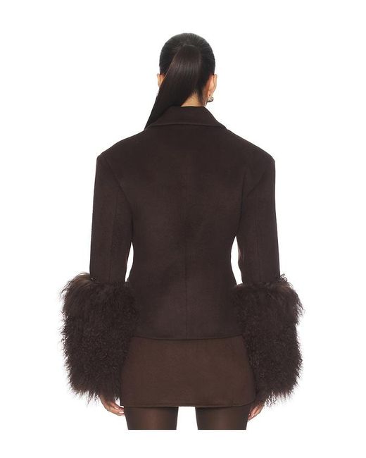 OW Collection Black Frances Wool Blazer