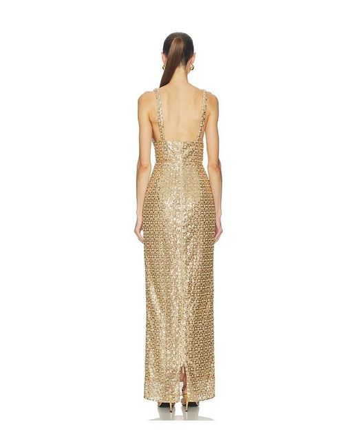 Bronx and Banco Natural Allegra Sequin Maxi Dress