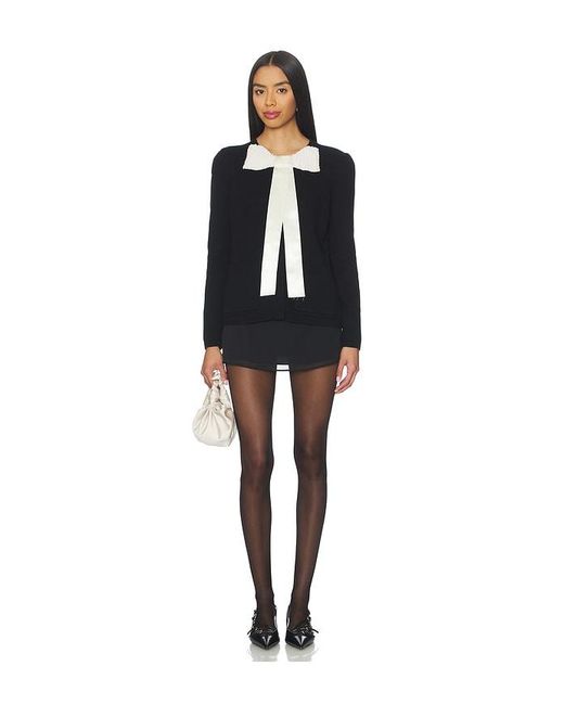 Sea Black Seraphine Solid Knit Cardigan