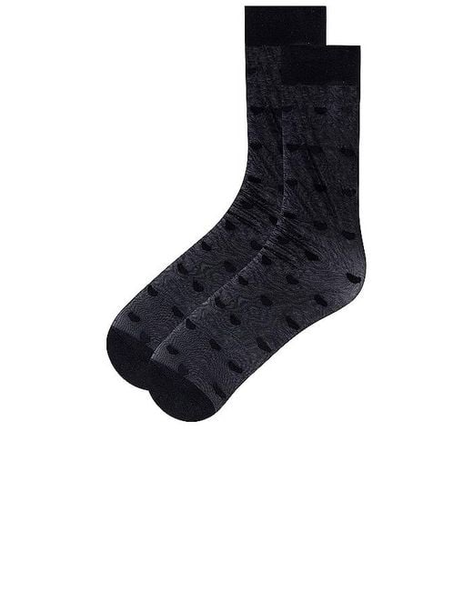 Falke Black Dot Sock