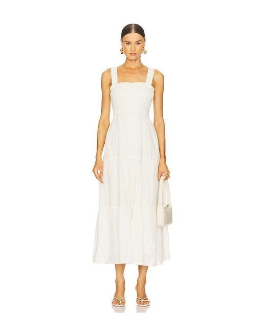 Seafolly White Faithful Midi Dress