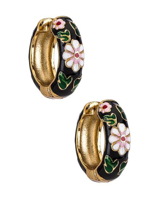 petit moments Black Deco Hoops