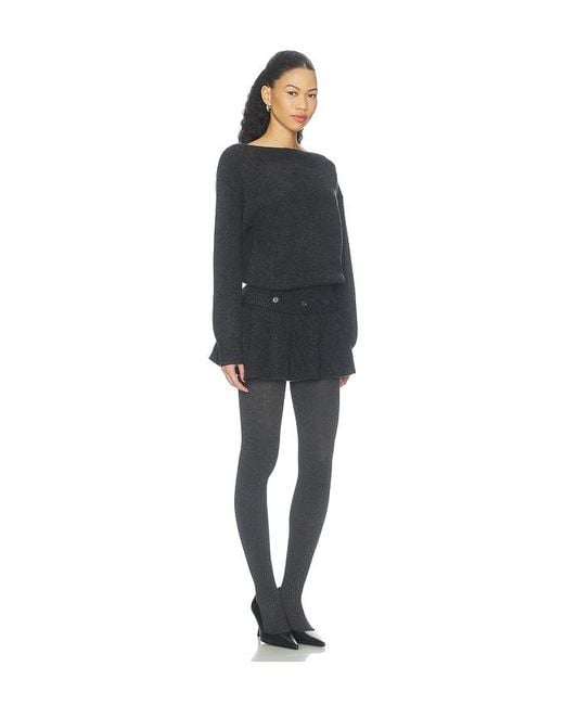 Source Unknown Black Pullover Mit Schösschen Corinth