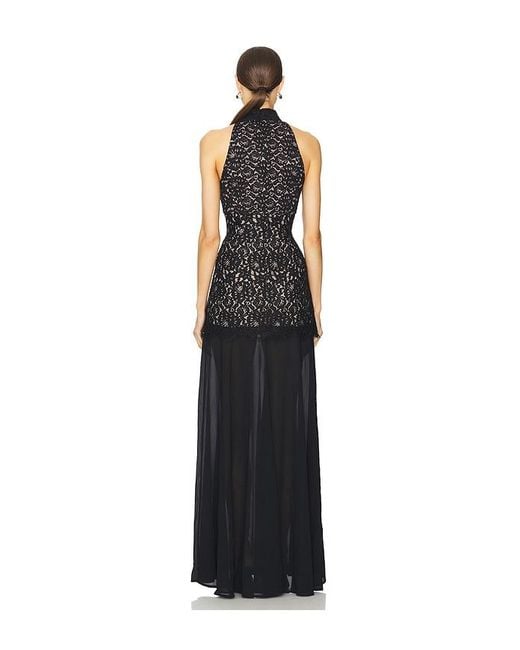 L'academie Black Zelie Gown