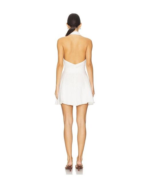 AZULU White Zelda Mini Dress