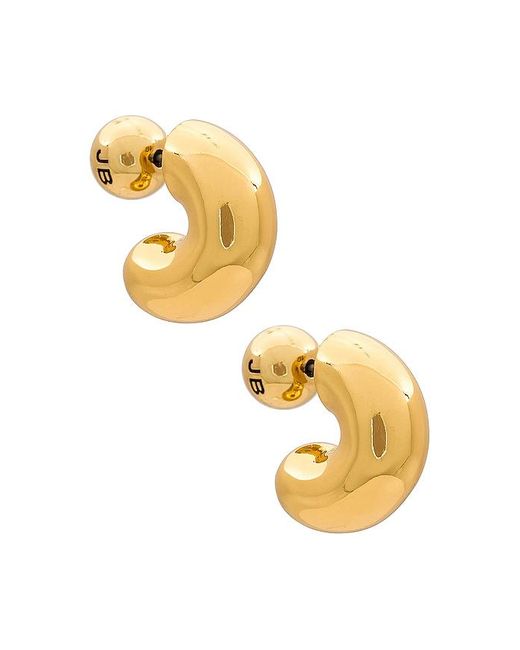 Aros Pequeños Tome En Color Oro Metálico Talla En Jenny Bird de color Metallic