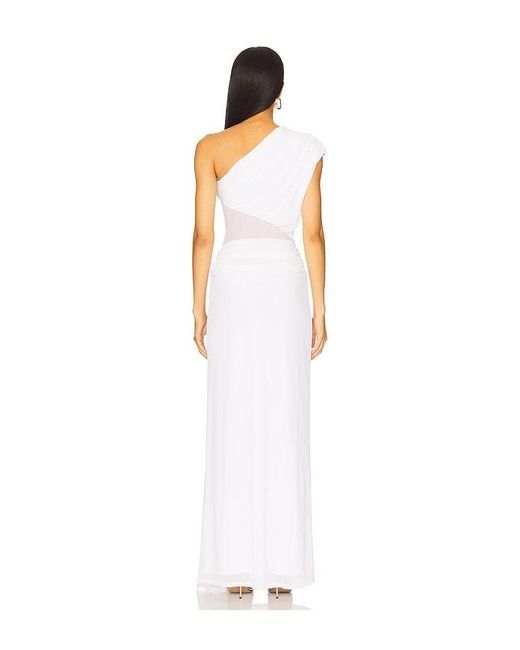 Lovers + Friends White Lea Gown