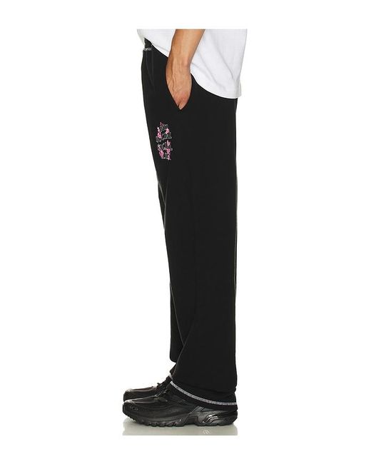 ANTI SOCIAL SOCIAL CLUB Black Contrast Stitch Sweats for men