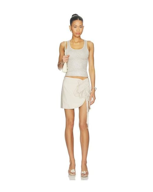 MOTHER OF ALL White Flora Skirt