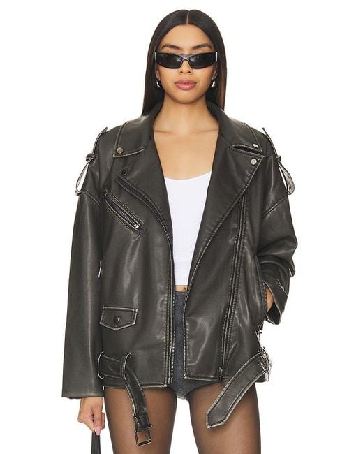 Lioness Black Biker-Jacke Ace